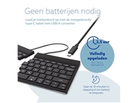 Een Toetsenbord R-Go Split Break QWERTY WL zwart koop je bij VHK Kantoorartikelen