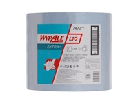 Een Poetsrol WypAll L10 EXTRA 1-laags 23,5cmx380m 1000 vel blauw 7472 koop je bij Hoekmankantoorartikelen.nl