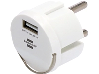 Een Stopcontactadapter Brennenstuhl USB A 2.4A wit koop je bij Boek en kantoorvakhandel Reterink