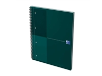 Een Spiraalblok Oxford International Notebook A4+ lijn groen koop je bij economaat.be