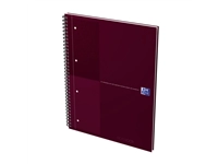 Een Spiraalblok Oxford International Notebook A4+ lijn rood koop je bij economaat.be