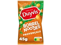 Een Duyvis Borrelnoot Provencale zakje 45 gram koop je bij Continu Kantoor