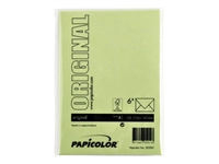 Een Envelop Papicolor C6 114x162mm appelgroen pak à 6 stuks koop je bij Hoekmankantoorartikelen.nl