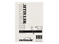 Een Envelop Papicolor C6 114x162mm metallic ivoor pak à 6 stuks koop je bij Hoekmankantoorartikelen.nl