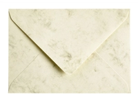 Een Envelop Papicolor C6 114x162mm marble ivoor pak à 6 stuks koop je bij Hoekmankantoorartikelen.nl