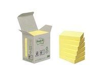 Een Memoblok Post-it 653-1B recycled 38x51mm canary yellow 6 stuks koop je bij Hoekmankantoorartikelen.nl