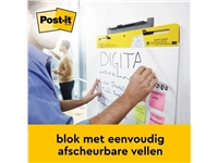 Een Meeting chart Post-it 566 Super Sticky 50.8x58.4cm wit incl Command bevestigingsstrip 2 stuks koop je bij Hoekmankantoorartikelen.nl