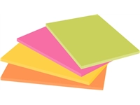 Een Memoblok Post-it 6445 Super Sticky 152x101mm assorti 4 stuks koop je bij Hoekmankantoorartikelen.nl