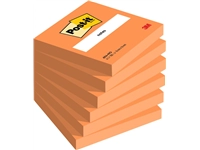 Een Memoblok Post-it 654 76x76mm oranje 100 vel koop je bij Hoekmankantoorartikelen.nl