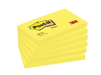 Een Memoblok Post-it 655 76x127mm 100 vel per blok neon geel koop je bij Hoekmankantoorartikelen.nl