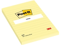 Een Memoblok Post-it 660 lijn 102x152mm canary yellow koop je bij Hoekmankantoorartikelen.nl