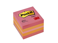 Een Memoblok Post-it 2051 51x51mm kubus roze koop je bij Hoekmankantoorartikelen.nl