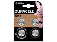 Een Batterij Duracell knoopcel 4xCR2032 lithium Ø20mm 3V-180mAh koop je bij Hoekmankantoorartikelen.nl