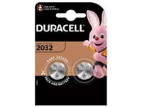 Een Batterij Duracell knoopcel 2xCR2032 lithium Ø20mm 3V-180mAh koop je bij VHK Kantoorartikelen