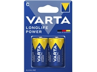 Een Batterij Varta Longlife Power 2xC koop je bij VHK Kantoorartikelen