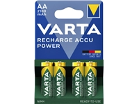 Een Batterij oplaadbaar Varta 4xAA 2100mAh ready2use koop je bij VHK Kantoorartikelen