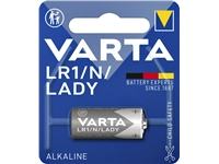 Een Batterij Varta LR1 alkaline blister à 1stuk koop je bij VHK Kantoorartikelen