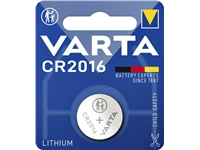 Een Batterij Varta knoopcel CR2016 lithium blister à 1stuk koop je bij Hoekmankantoorartikelen.nl