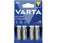 Een Batterij Varta Ultra lithium 4xAA koop je bij VHK Kantoorartikelen