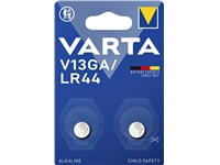 Een Batterij Varta knoopcel V13GA alkaline blister à 2stuk koop je bij Hoekmankantoorartikelen.nl