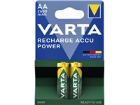 Een Batterij oplaadbaar Varta 2xAA 2600mAh ready2use koop je bij VHK Kantoorartikelen