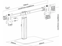 Een Monitorstandaard Neomounts D865D 10-32" zwart koop je bij VHK Kantoorartikelen