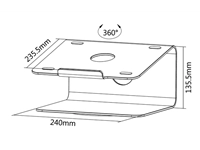 Een Laptopstandaard Neomounts NSLS050 zilver koop je bij Hoekmankantoorartikelen.nl