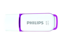 Een USB-stick 3.0 Philips Snow Edition Magic Purple 64GB koop je bij VHK Kantoorartikelen