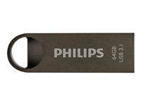 Een USB-stick 3.1 Philips Moon Space Grey 64GB koop je bij VHK Kantoorartikelen