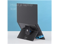 Een Laptopstandaard R-Go Riser Attachable koop je bij VHK Kantoorartikelen