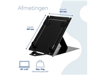 Een Laptopstandaard R-Go Riser DUO koop je bij VHK Kantoorartikelen