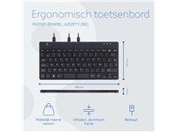 Een Toetsenbord R-Go Ergonomisch Split Break AZERTY koop je bij VHK Kantoorartikelen