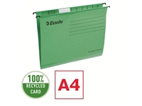 Een Hangmap Esselte Classic A4 V-bodem 345x240mm groen koop je bij Clippz! Office Supplies