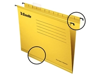 Een Hangmap Esselte Classic folio V-bodem 382x240mm geel koop je bij Company Supplies