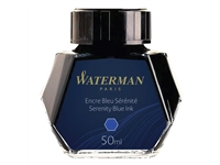 Een Vulpeninkt Waterman 50ml sereen blauw koop je bij VHK Kantoorartikelen