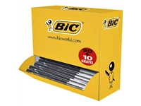 Een Balpen Bic M10 medium zwart doos à 90+10 gratis koop je bij VHK Kantoorartikelen