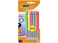 Een Balpen Bic M10 Colors Limited Edition medium assorti 8+2 gratis koop je bij VHK Kantoorartikelen