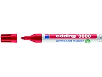 Een Viltstift edding 3000 rond 1.5-3mm rood koop je bij VHK Kantoorartikelen