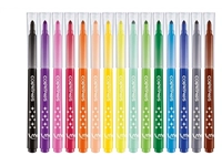 Een Viltstift Maped Color'Peps Long Life set á 15 kleuren koop je bij VHK Kantoorartikelen