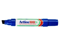 Een Viltstift Artline 100 schuin 7.5-12mm blauw koop je bij VHK Kantoorartikelen