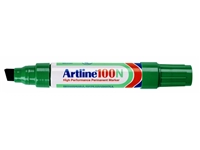 Een Viltstift Artline 100 schuin 7.5-12mm groen koop je bij VHK Kantoorartikelen