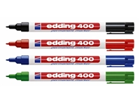 Een Viltstift edding 400 rond 1mm rood koop je bij VHK Kantoorartikelen