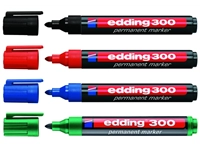 Een Viltstift edding 300 rond 1.5-3mm blauw koop je bij VHK Kantoorartikelen