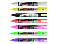 Een Krijtstift Uni-ball chalk rond 1.8-2.5mm fluor geel koop je bij Hoekmankantoorartikelen.nl