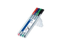 Een Fineliner Staedtler Triplus 334 assorti 0.3mm 4 stuks koop je bij VHK Kantoorartikelen