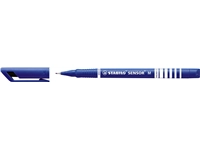 Een Fineliner STABILO Sensor 187/41 medium blauw koop je bij VHK Kantoorartikelen