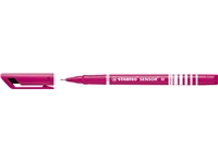 Een Fineliner STABILO Sensor 187/56 medium roze koop je bij Hoekmankantoorartikelen.nl