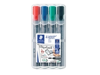 Een Viltstift Staedtler 356 voor flipover rond 2mm 4 stuks assor koop je bij VHK Kantoorartikelen