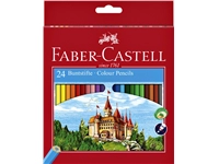 Een Kleurpotloden Faber-Castell assorti set à 24 stuks koop je bij VHK Kantoorartikelen