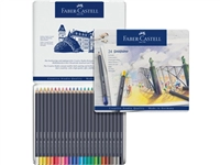 Een Kleurpotloden Faber-Castell Goldfaber assorti blik à 24 stuks koop je bij VHK Kantoorartikelen